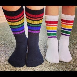 Rainbow kids socks